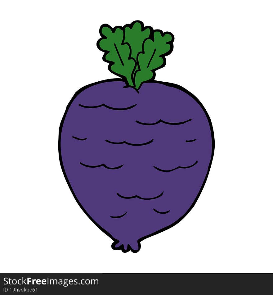 Cartoon Root Vegetable