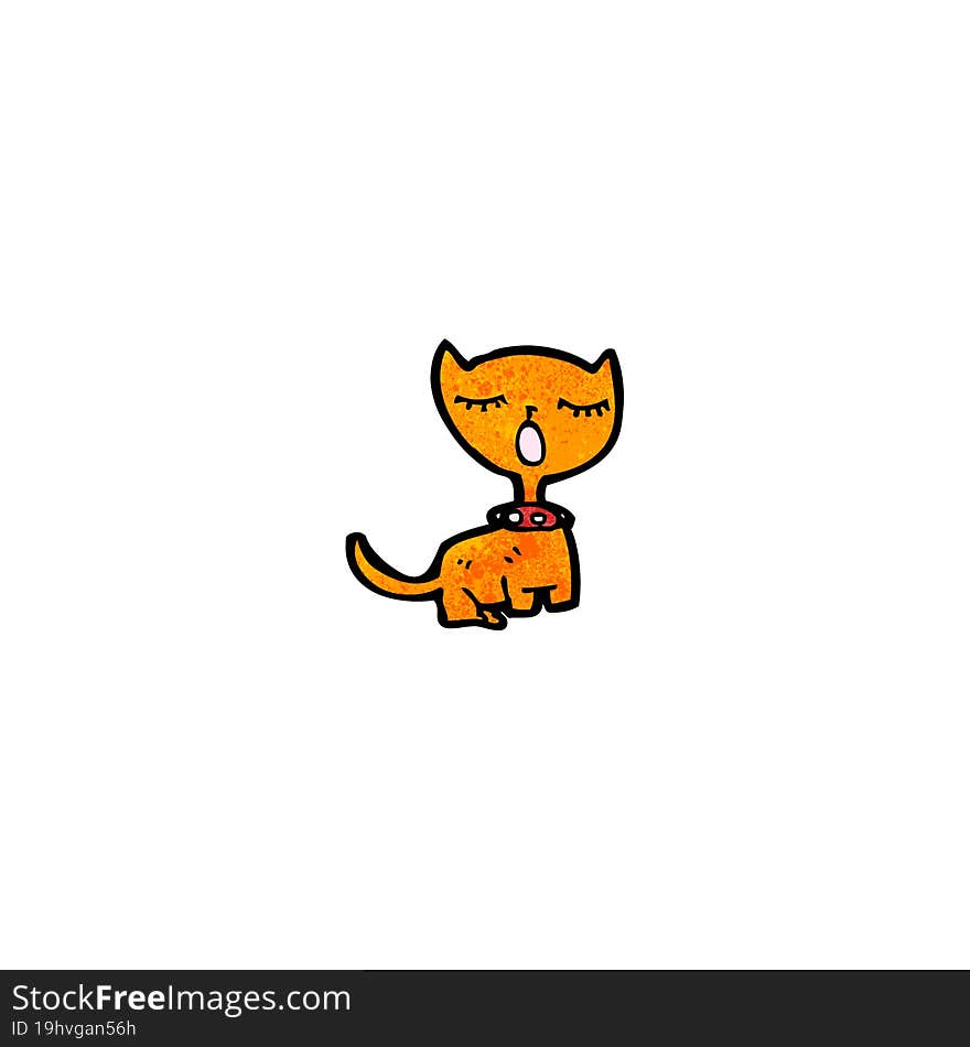 funny cartoon cat