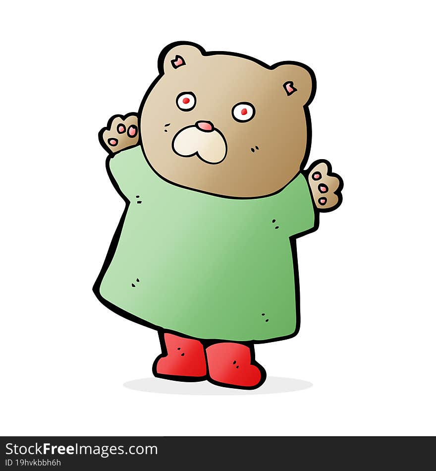 funny cartoon bear