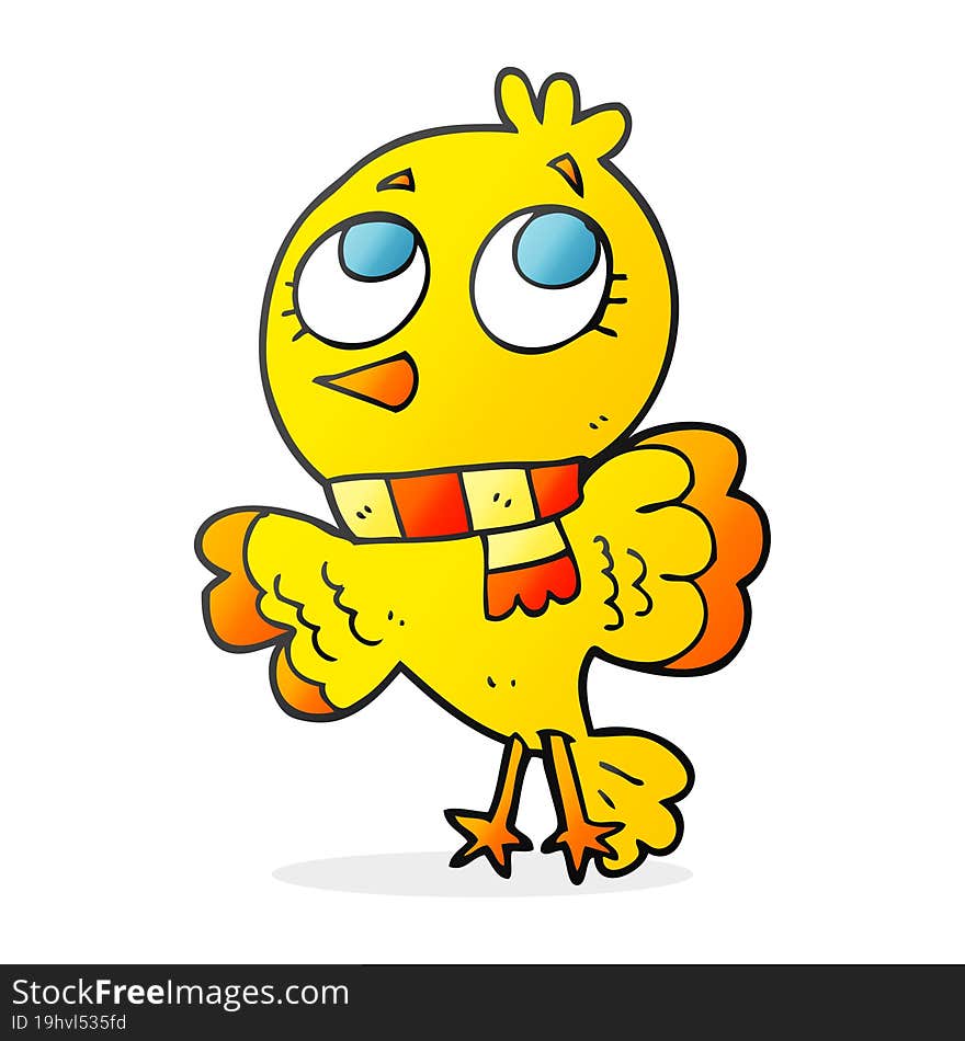 cute cartoon bird