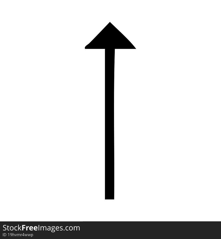 flat symbol long arrow symbol