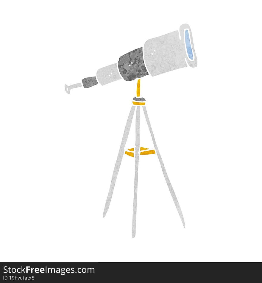 cartoon telescope