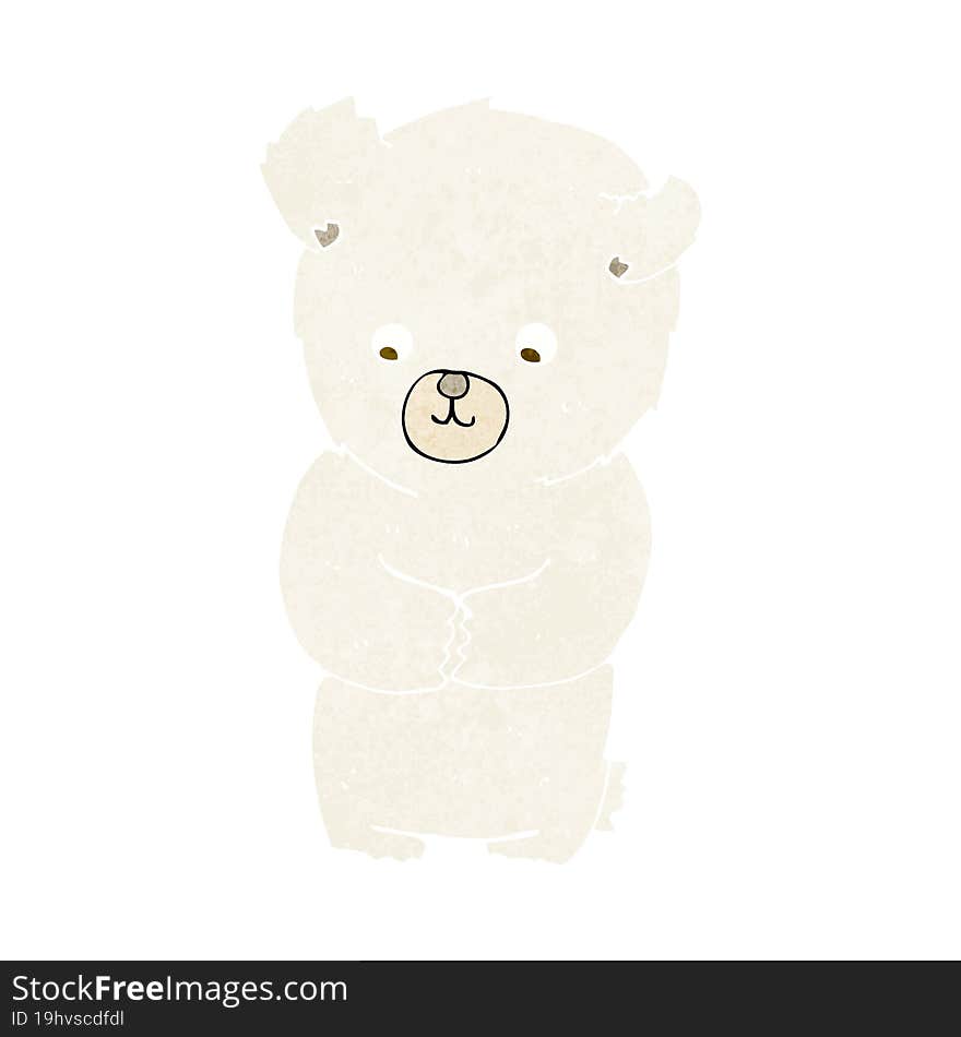 Cute Cartoon Polar Bear