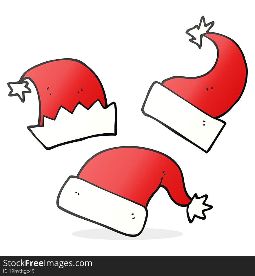 Cartoon Christmas Hats