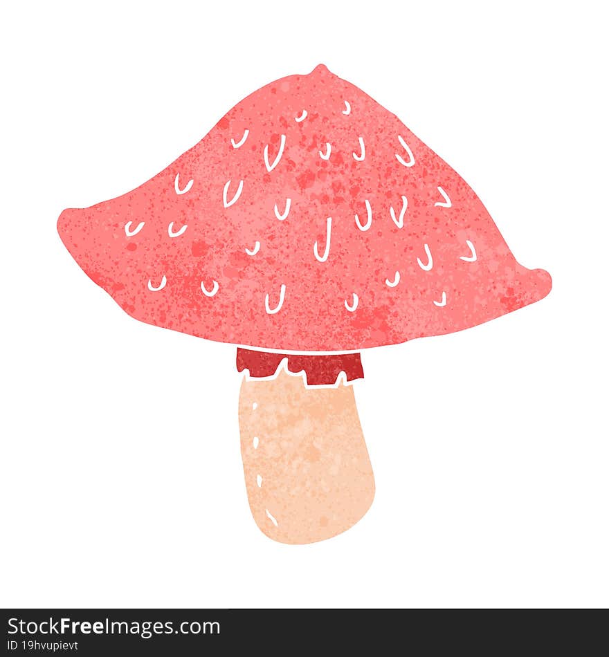 Cartoon Wild Mushroom