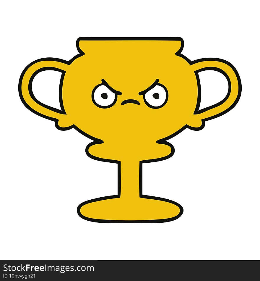 cute cartoon trophy