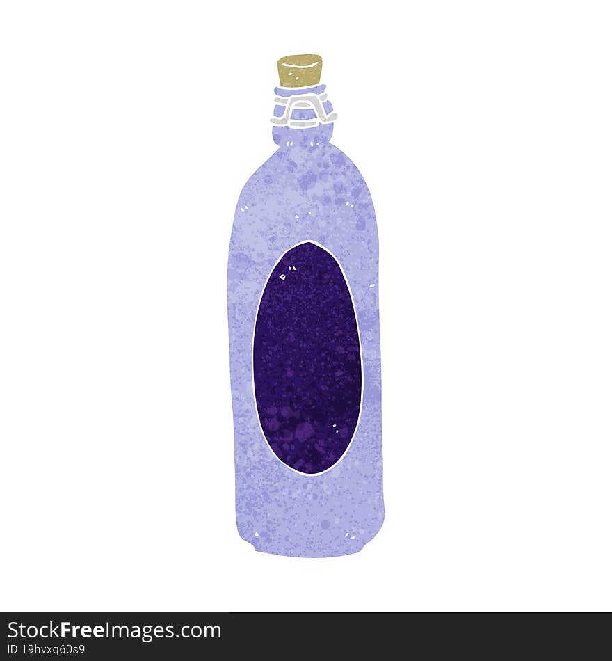 cartoon traditional bottle