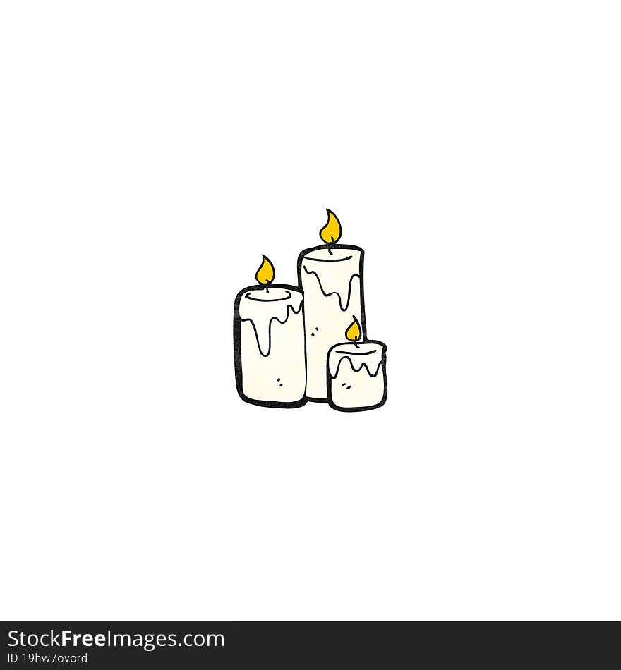 cartoon candle