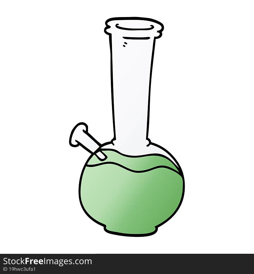 cartoon doodle bong