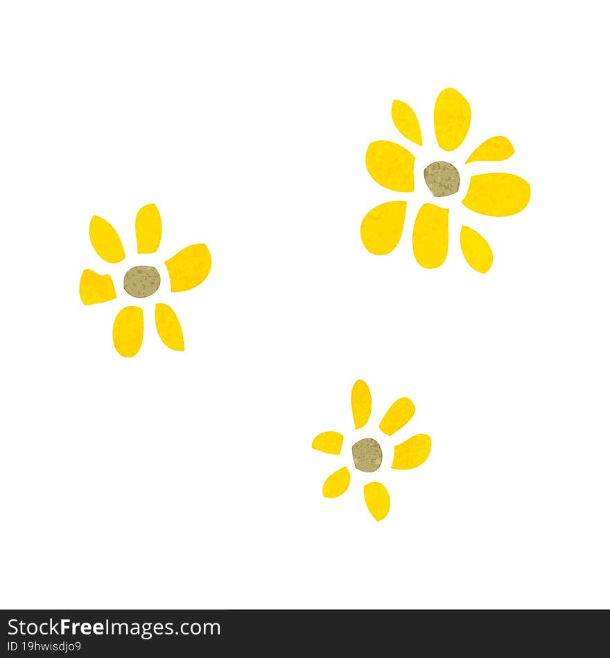 cartoon flowers