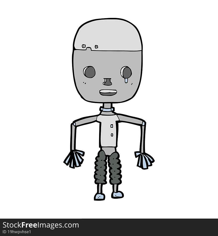 cartoon robot