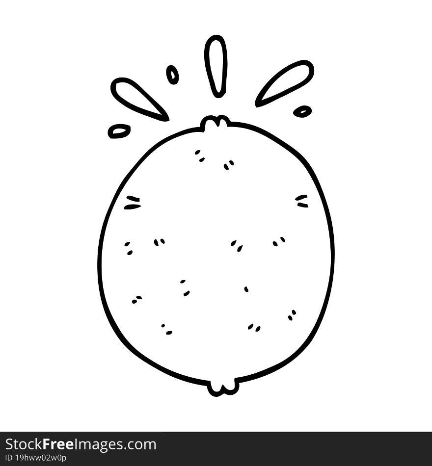 cartoon lemon