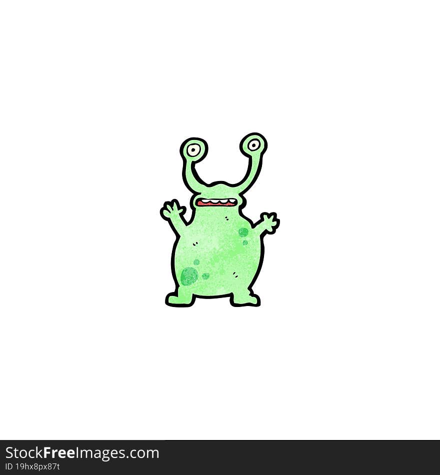 cartoon funny alien