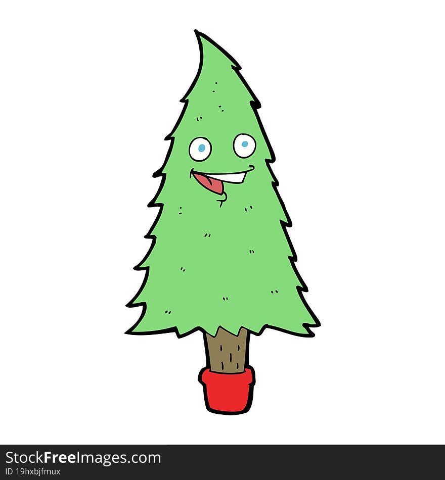 Cartoon Christmas Tree