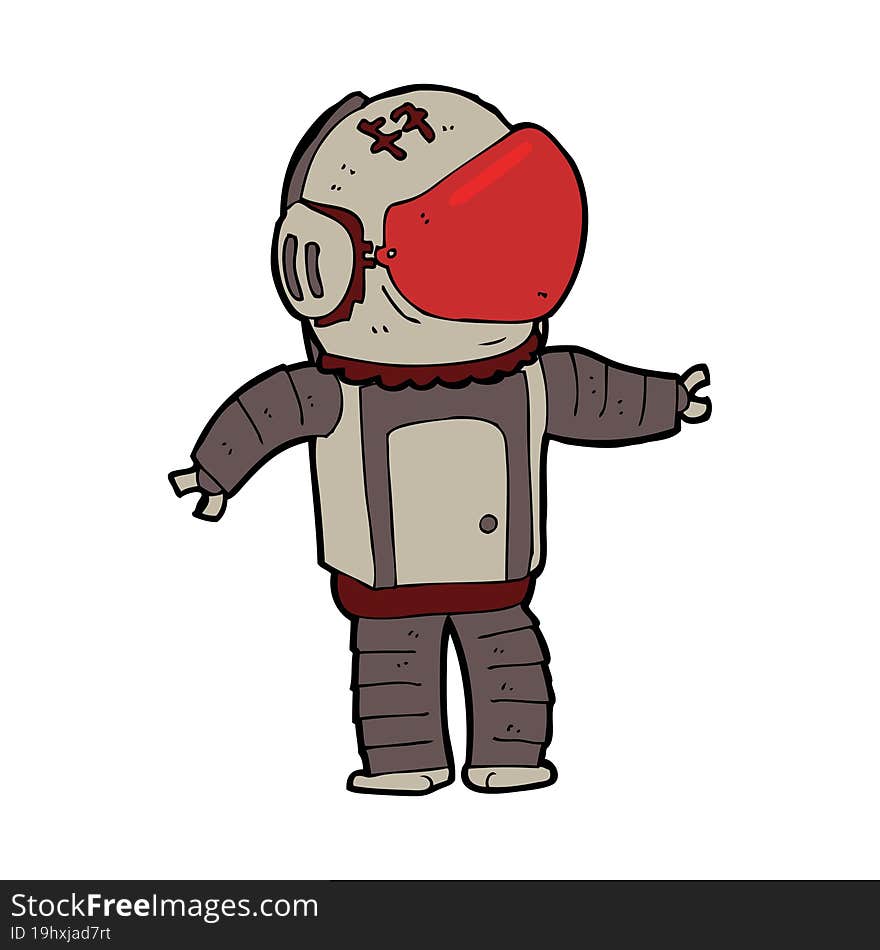 Cartoon Astronaut