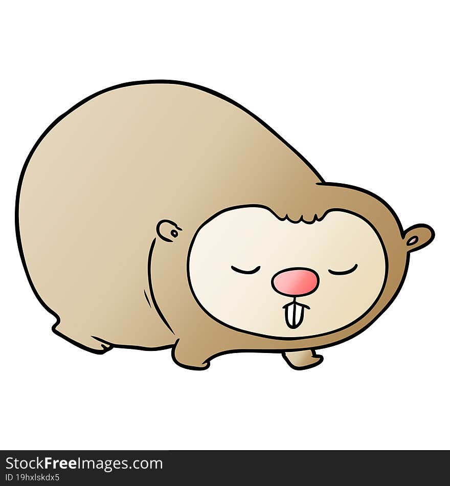 cartoon wombat. cartoon wombat