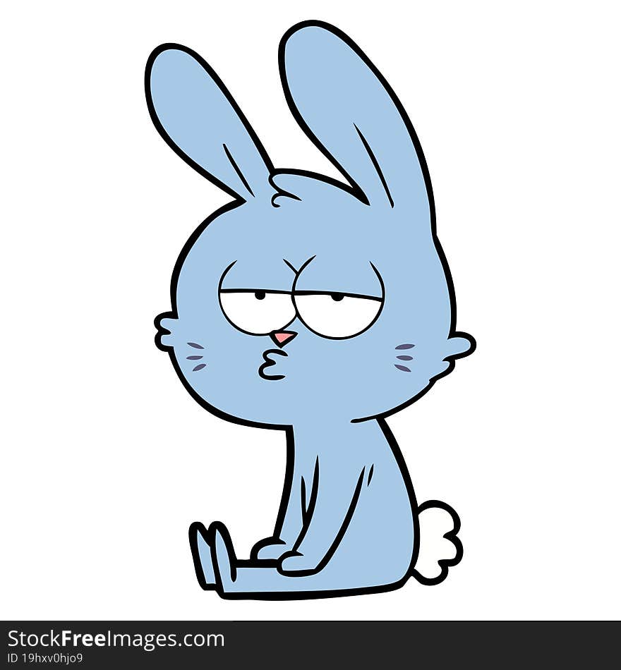 cute cartoon rabbit. cute cartoon rabbit