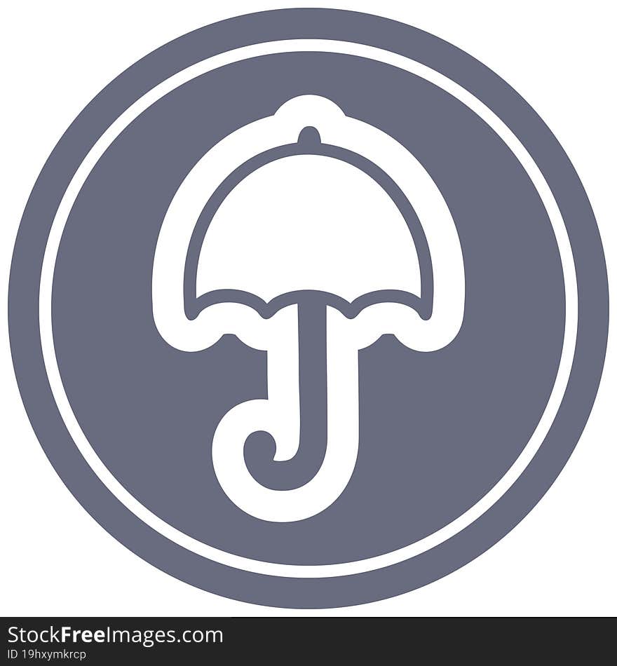 open umbrella icon