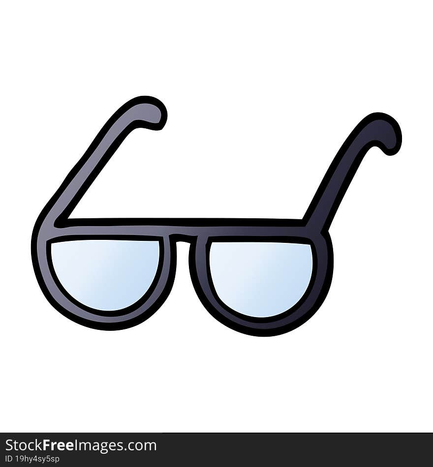 cartoon doodle glasses