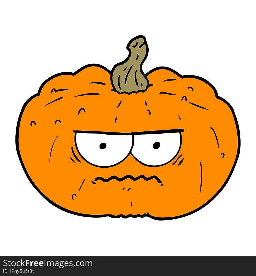 cartoon pumpkin. cartoon pumpkin