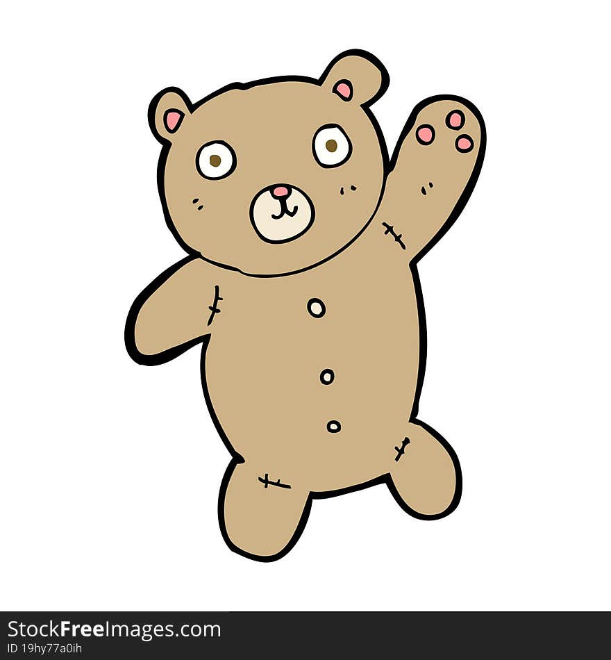 cartoon cute teddy bear