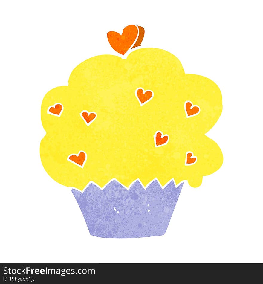 Cartoon Cupcake