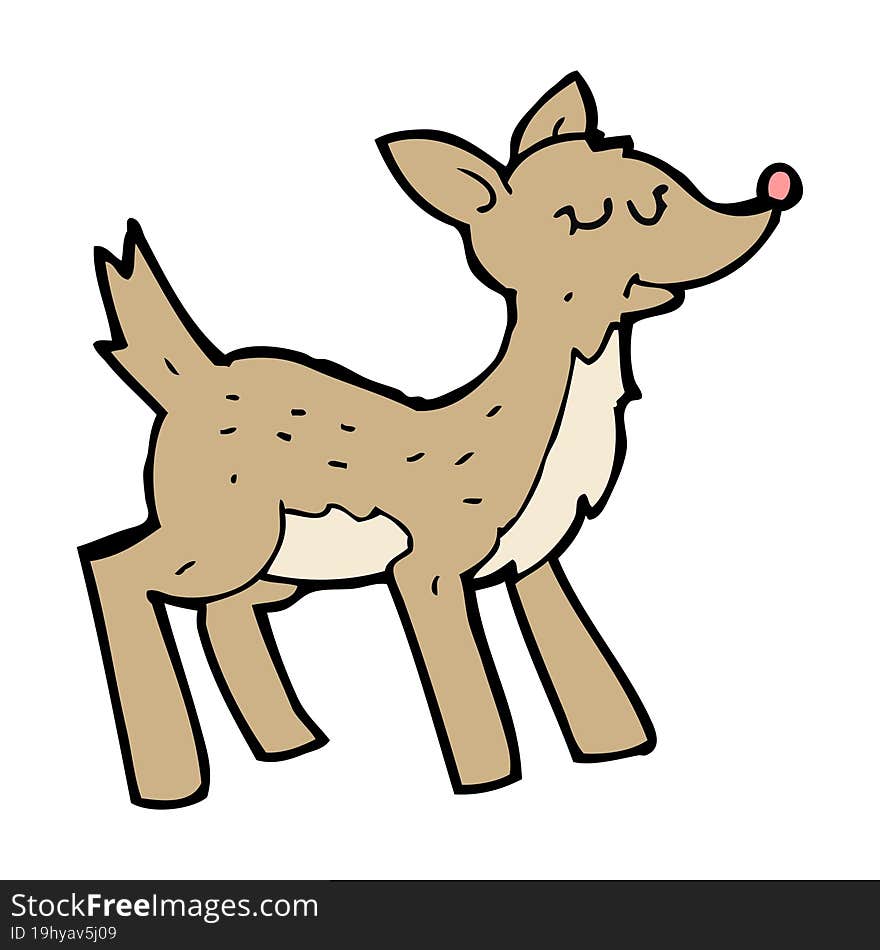 cute cartoon deer