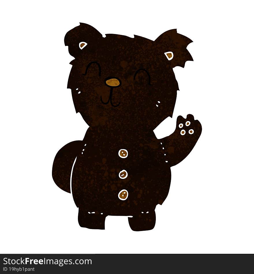 Cartoon Black Bear