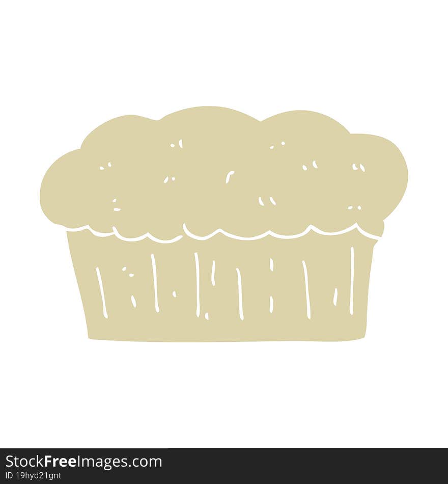 Flat Color Illustration Of A Cartoon Loaf Of Bread