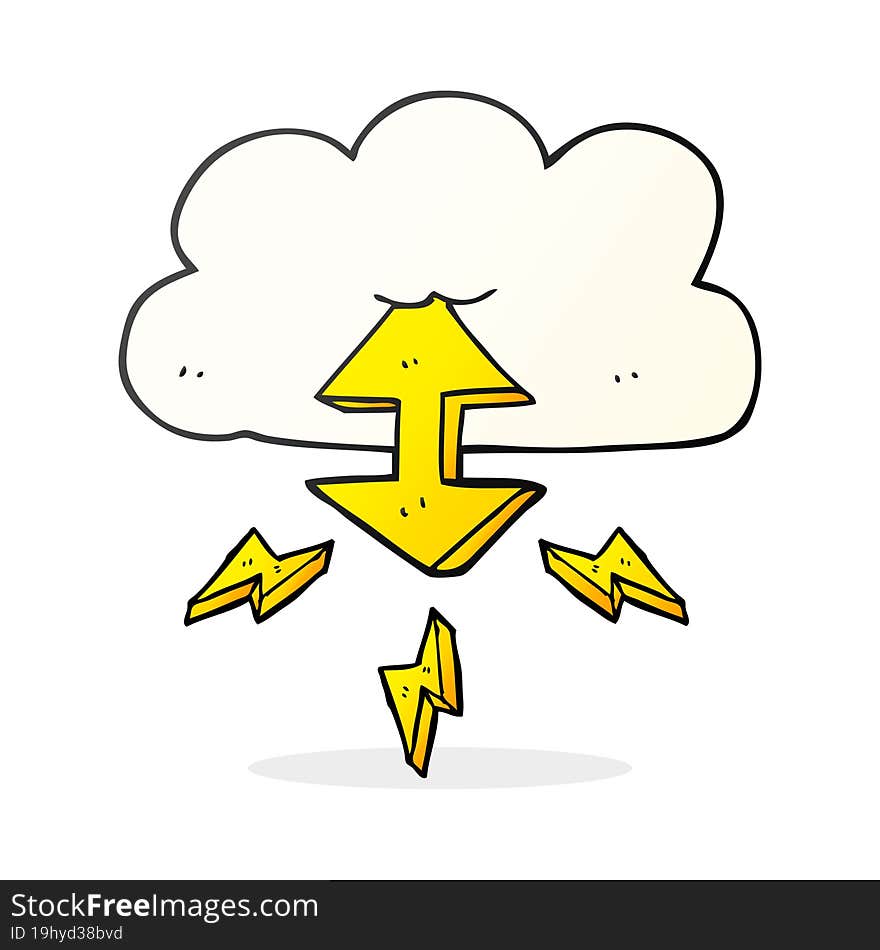 cartoon digital cloud