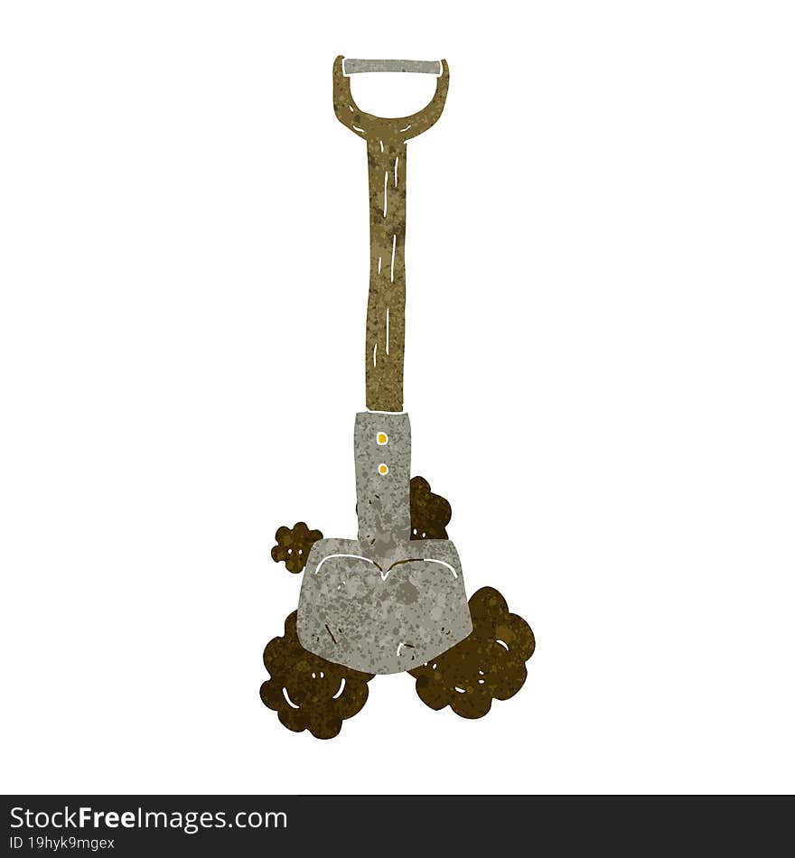 cartoon shovel