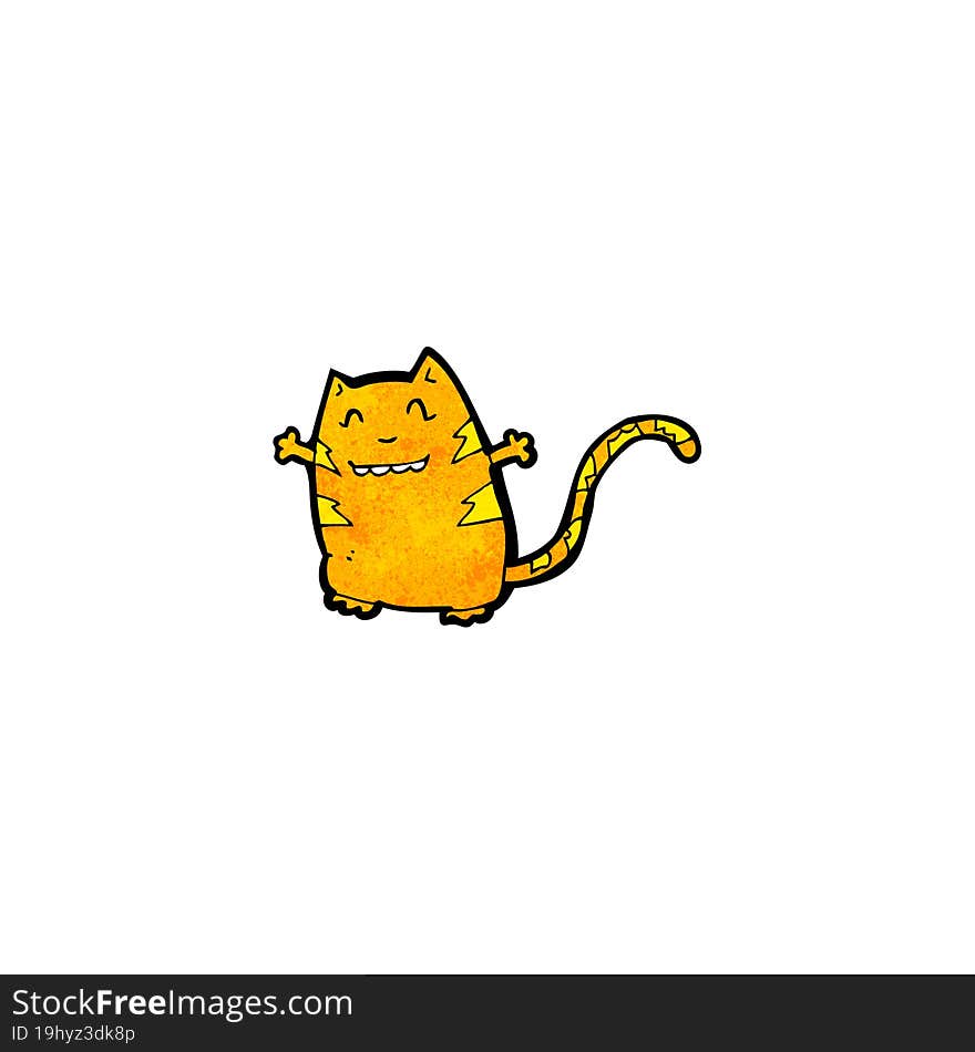 funny cartoon cat