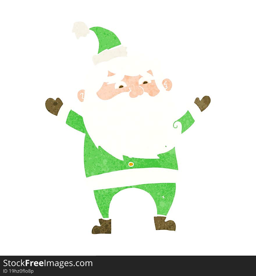 Cartoon Happy Santa Claus