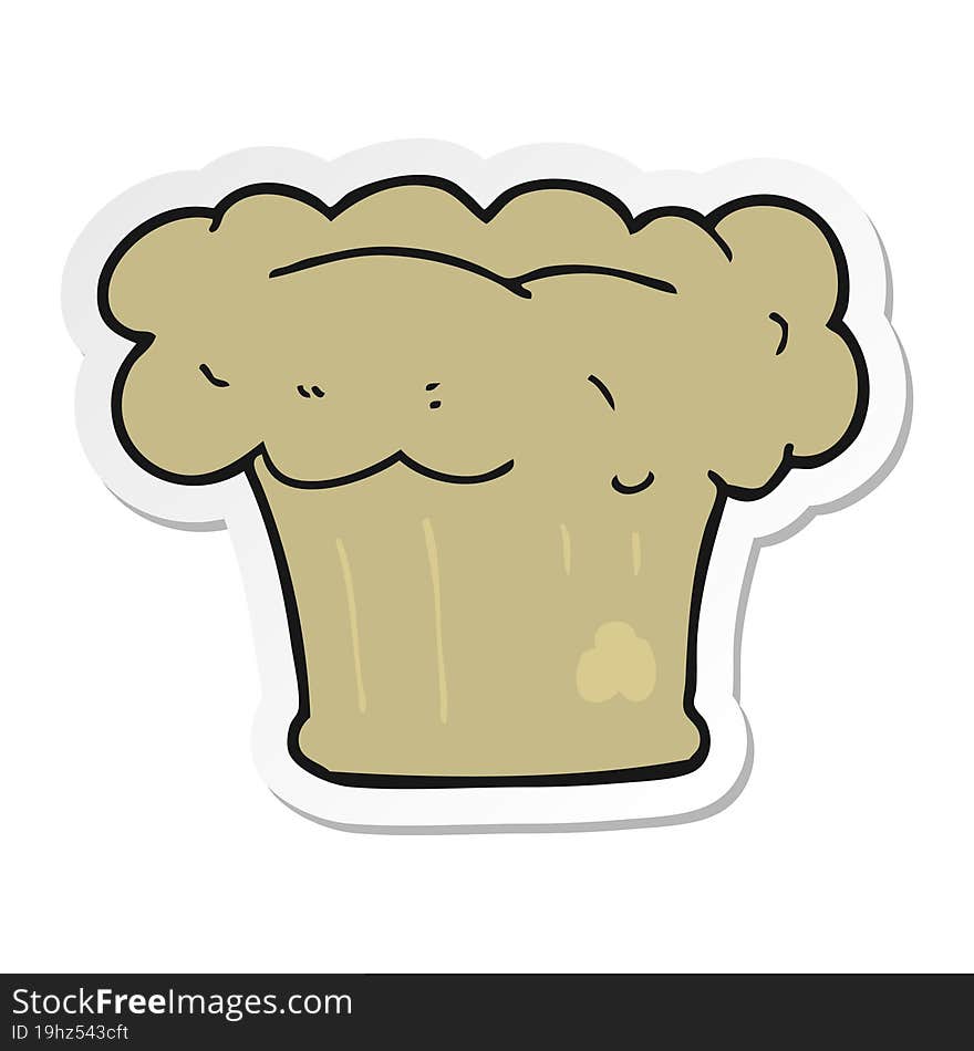 sticker of a cartoon loaf of bread