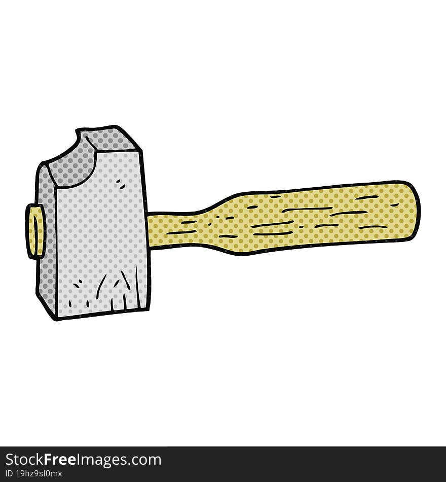 cartoon mallet