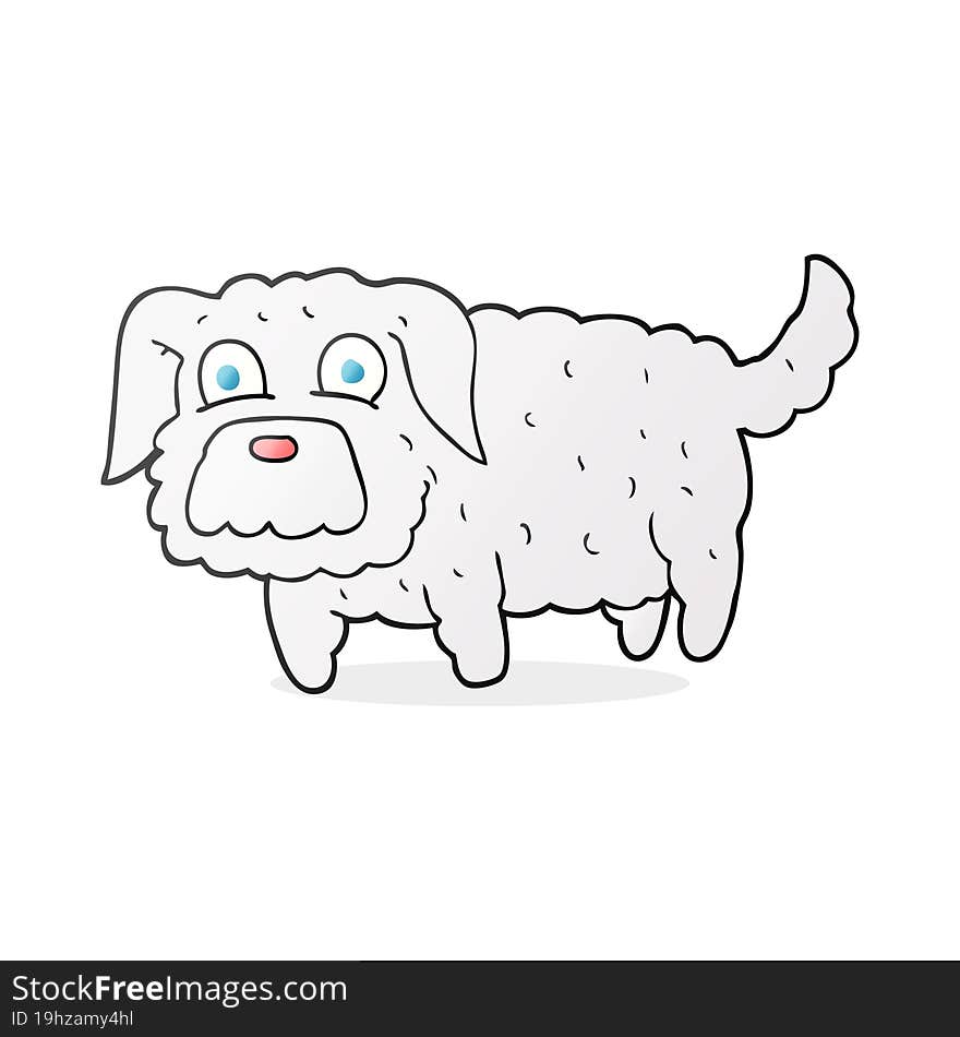 cartoon small dog