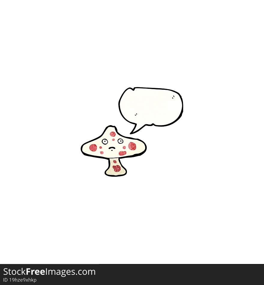 Cartoon Poison Toadstool