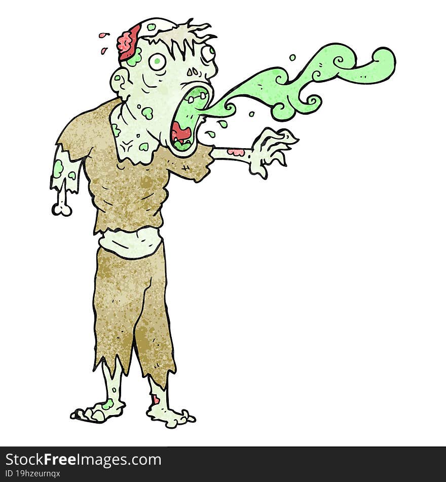 Texture Cartoon Gross Zombie