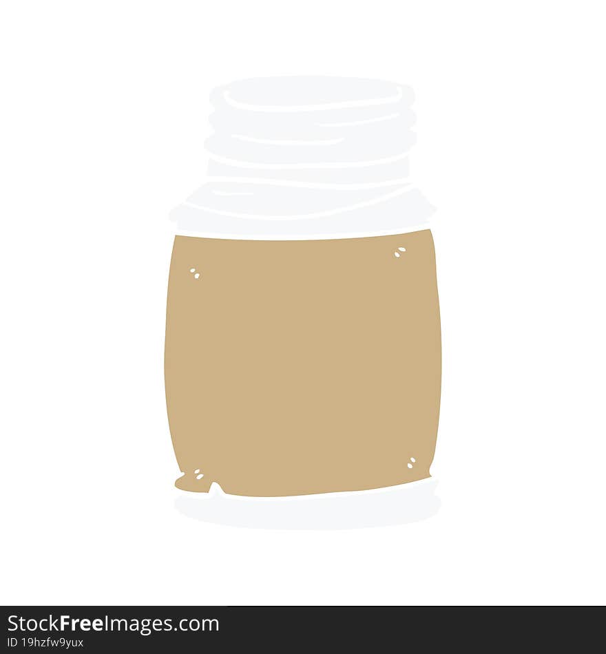 cartoon doodle of a storage jar