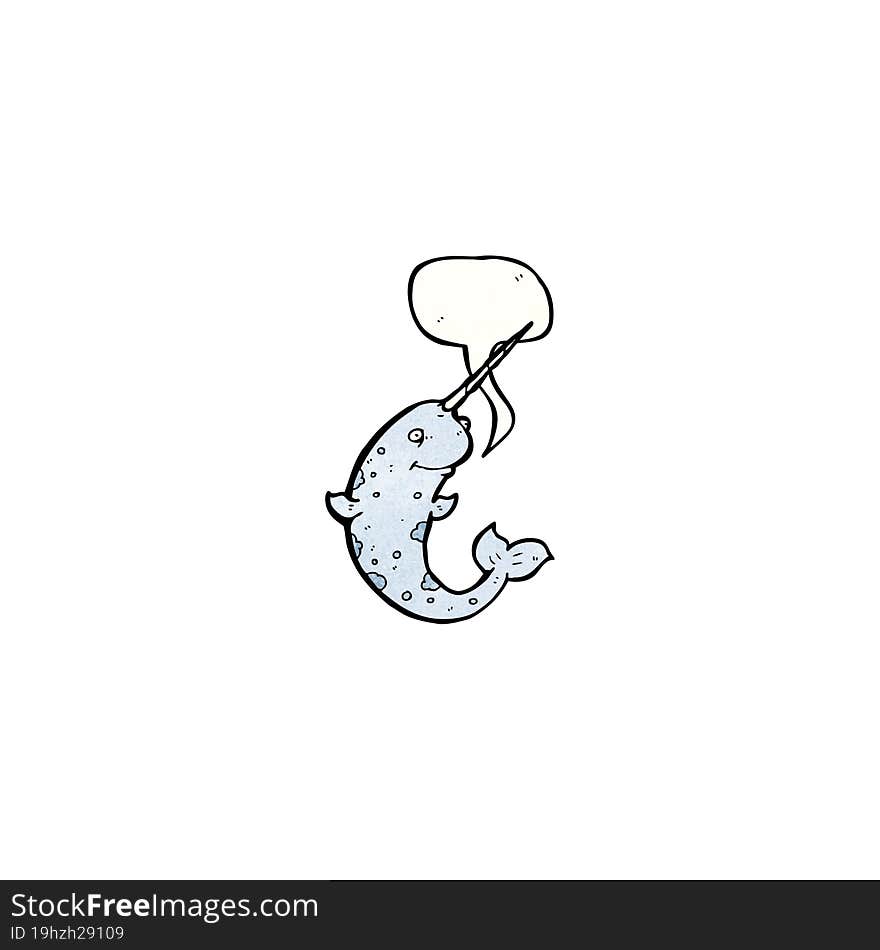 cartoon narwhal