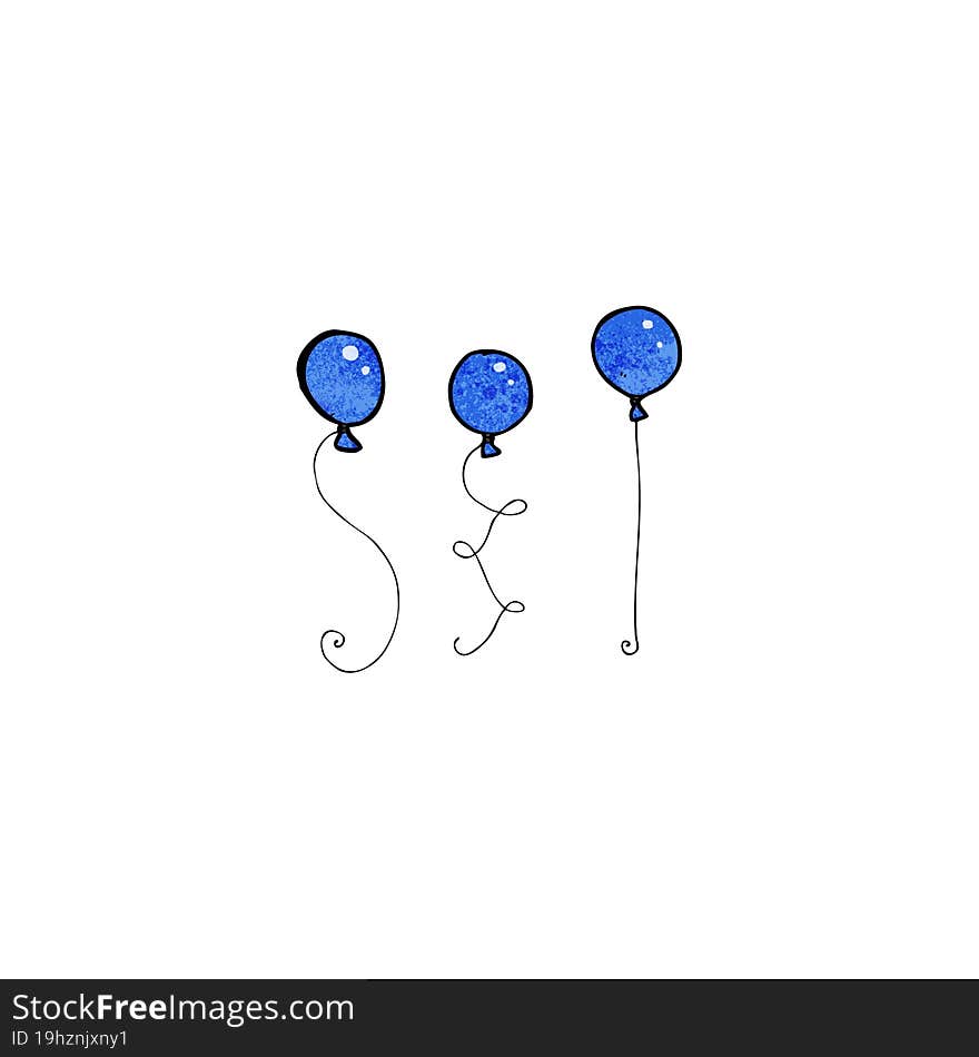 Caroton Blue Balloons