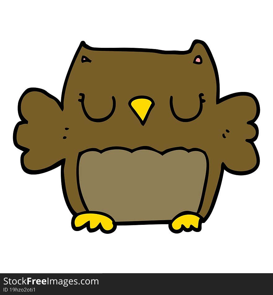 cute cartoon owl