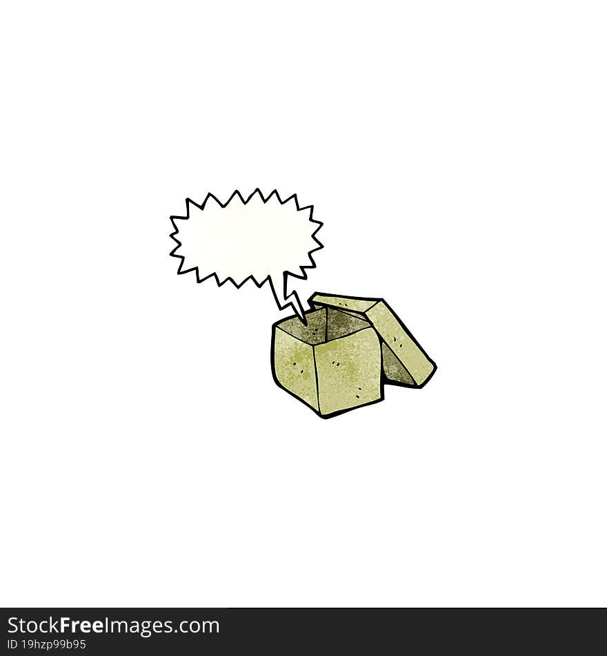 Cartoon Empty Box