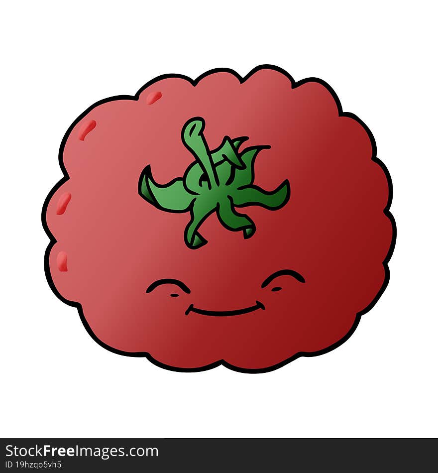 cartoon tomato. cartoon tomato