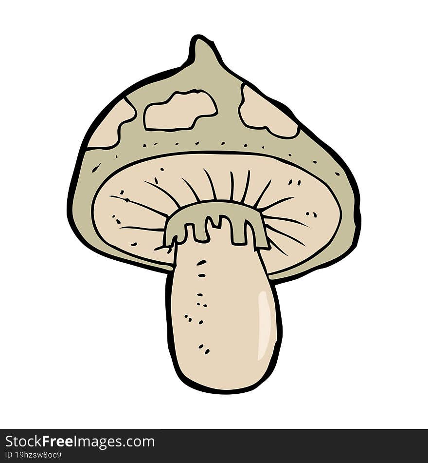 Cartoon Toadstool