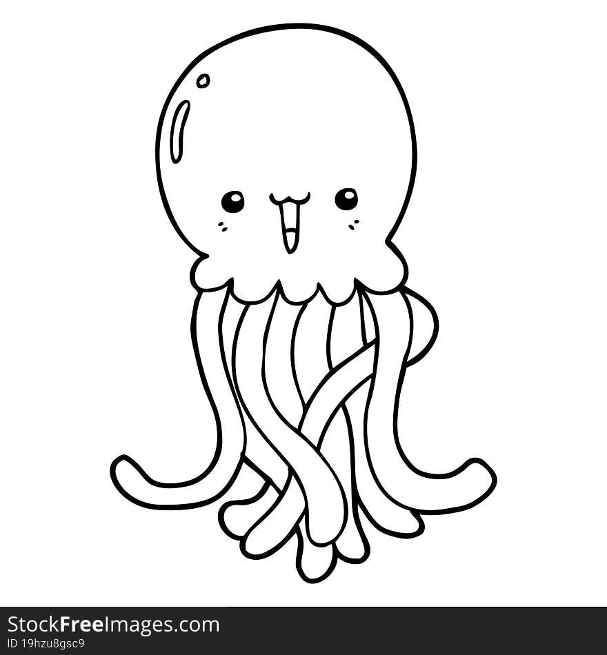 cartoon jellyfish