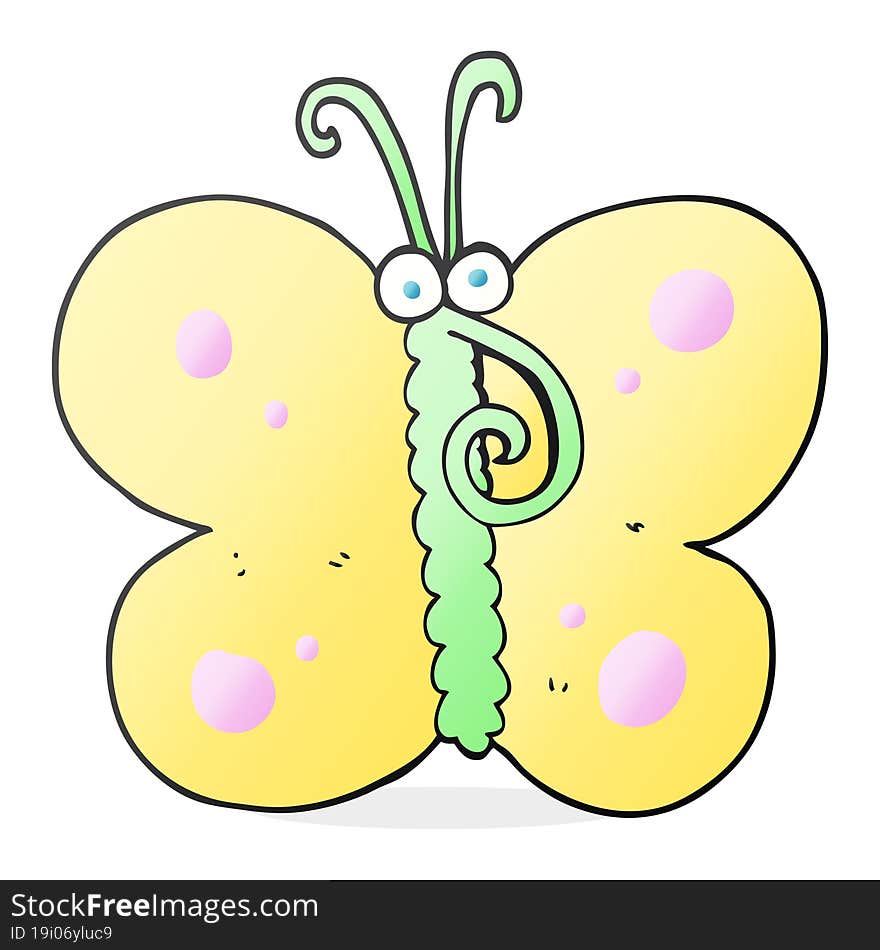 cartoon butterfly