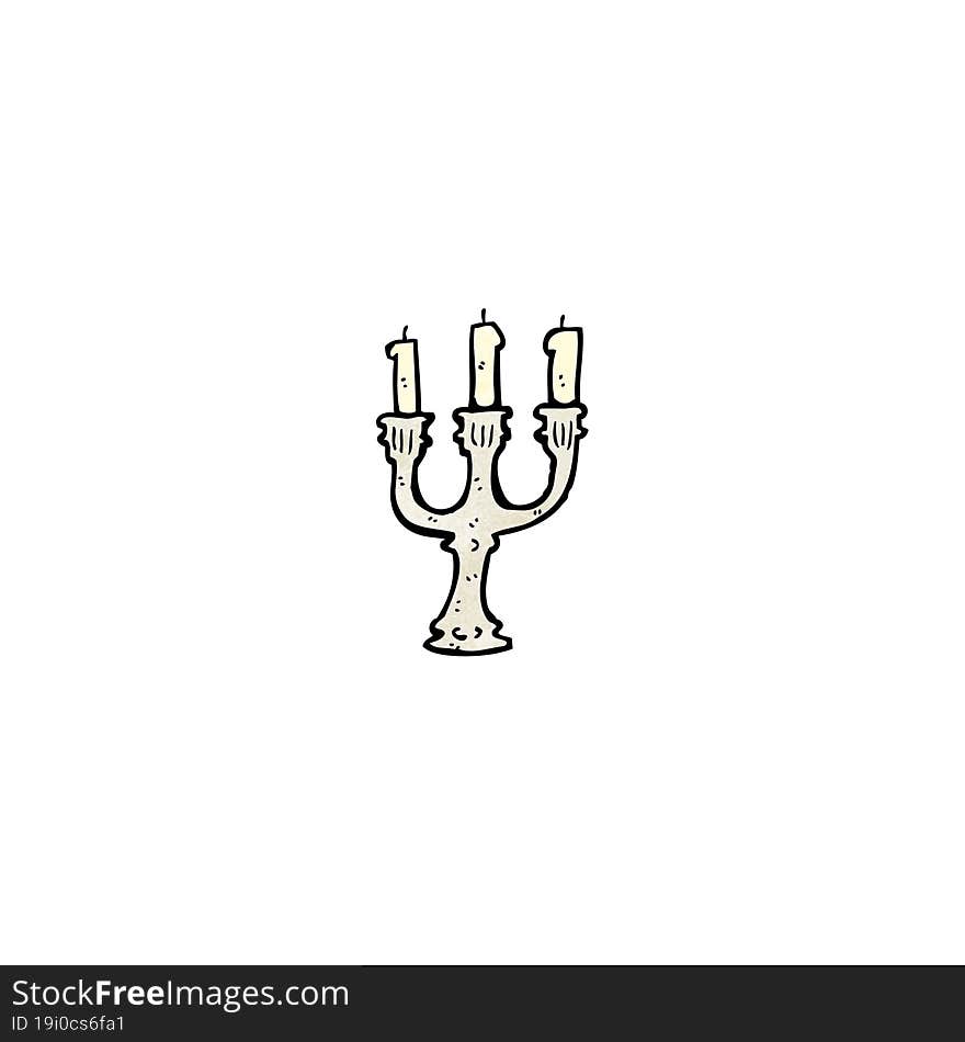 cartoon candlestick