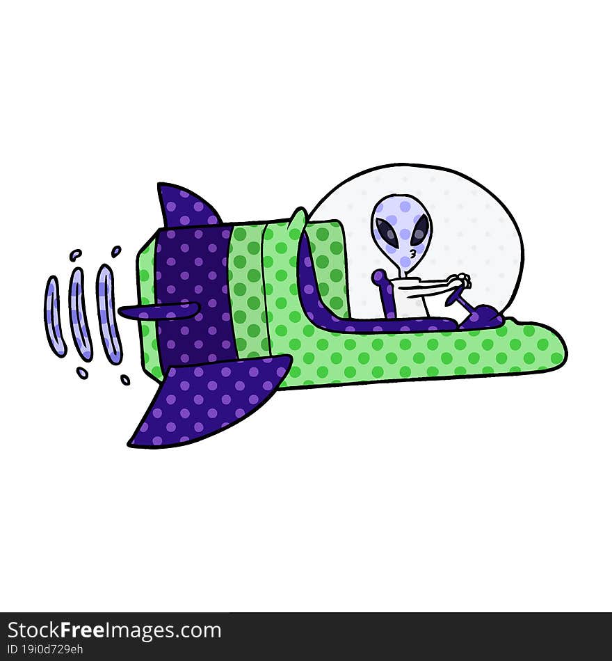 cartoon alien spacecraft. cartoon alien spacecraft