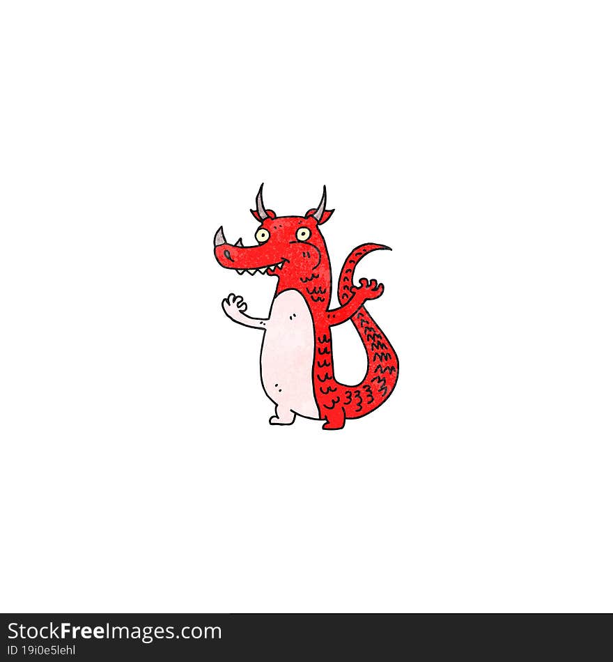 cartoon dragon